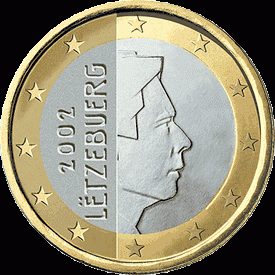 1 Euro UNC Luxemburg